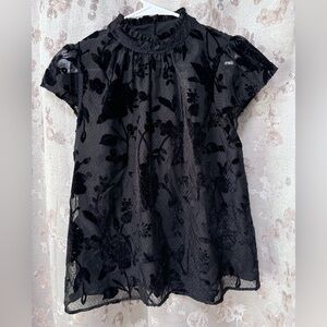 EXPRESS/ Size: S/Black Jaquered Top